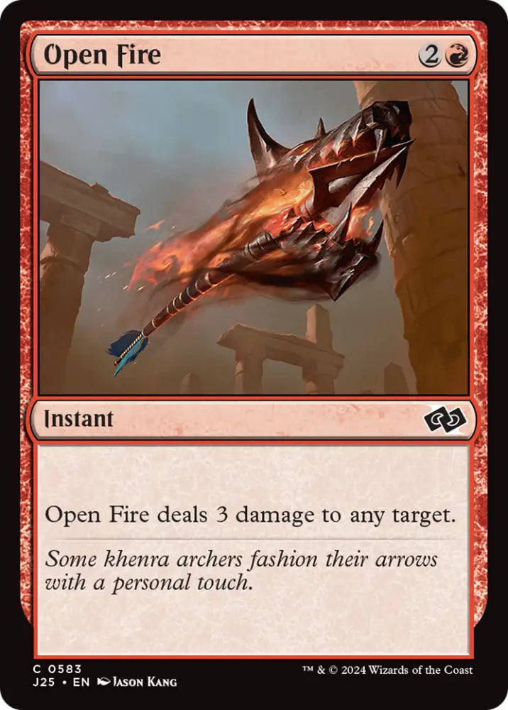 Open Fire [Foundations Jumpstart] - MTG Single