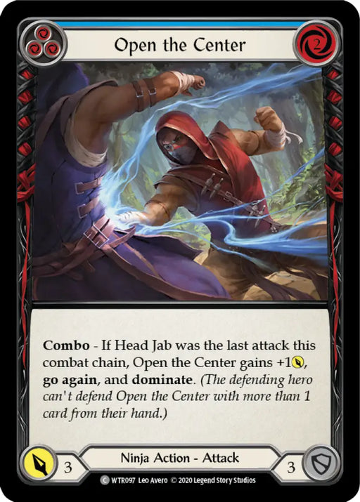 Open the Center (Blue) [Welcome to Rathe Unlimited] Unlimited Rainbow Foil - Flesh And Blood Single