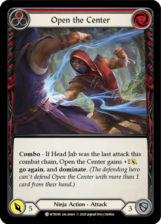 Open the Center (Red) [Welcome to Rathe Unlimited] Unlimited Rainbow Foil - Flesh And Blood Single