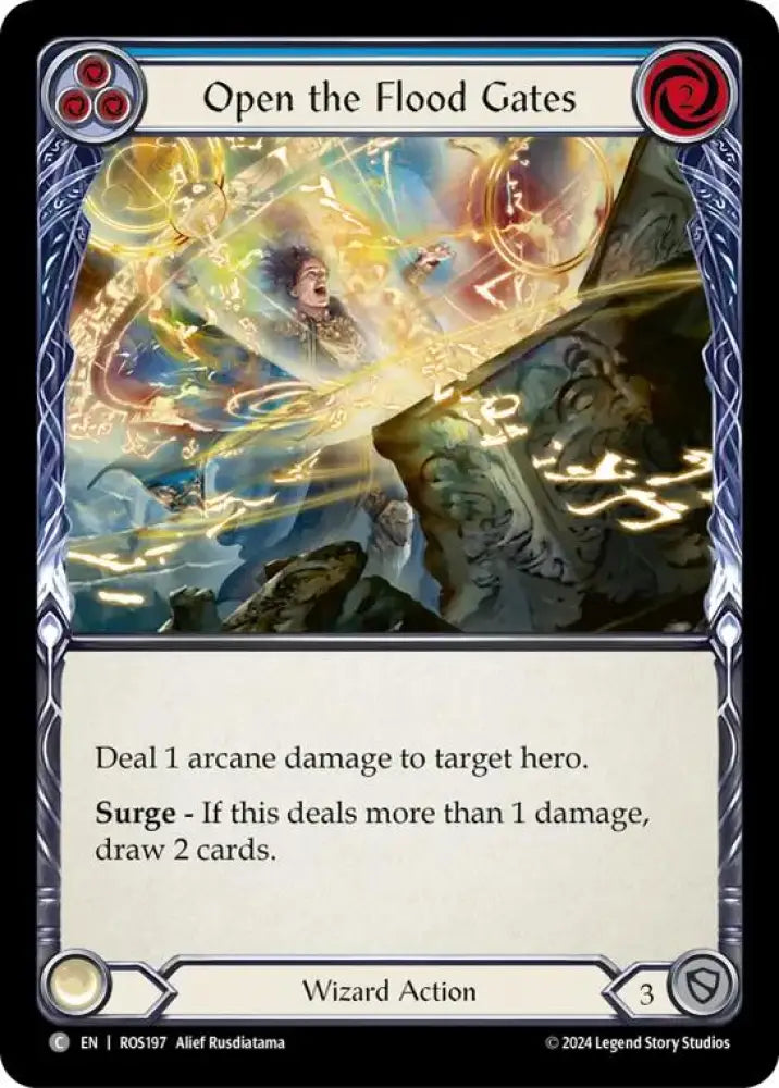 Open the Flood Gates (Blue) [Rosetta] - Flesh And Blood Single