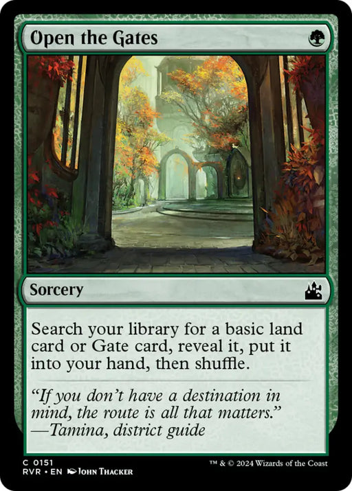 Open the Gates [Ravnica Remastered] - MTG Single
