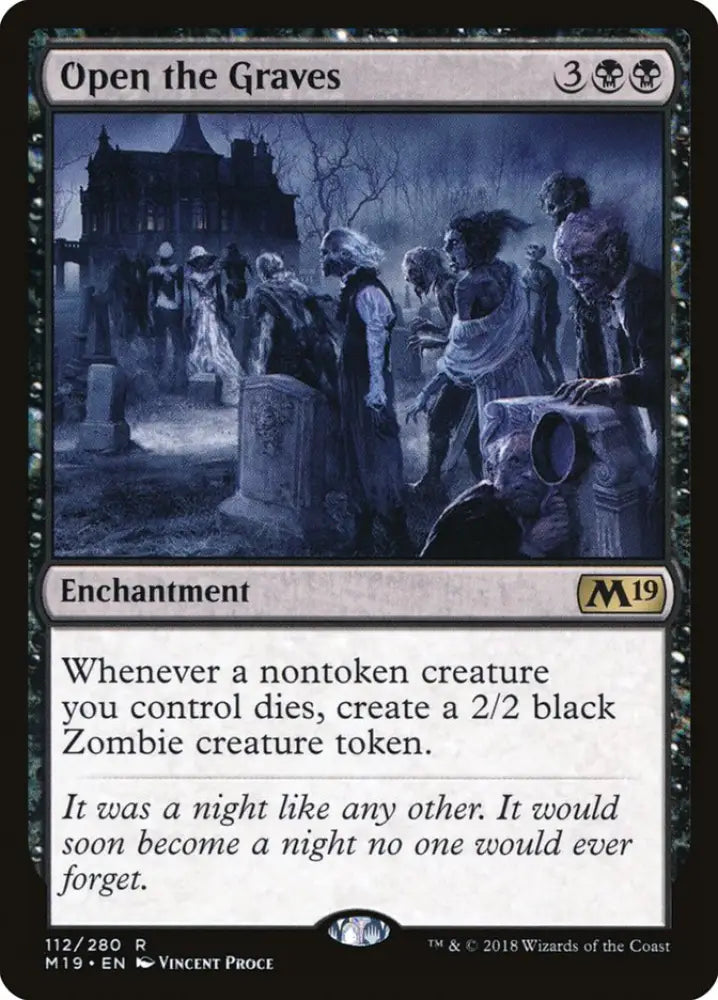 Open the Graves [Core Set 2019] - MTG Single