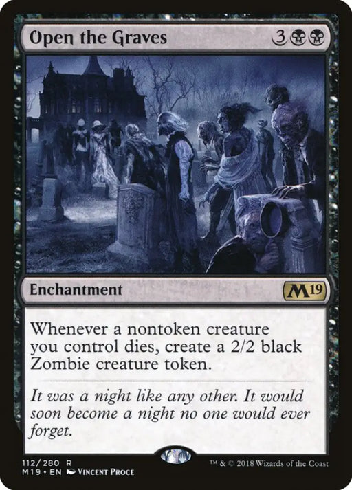 Open the Graves [Core Set 2019] - MTG Single