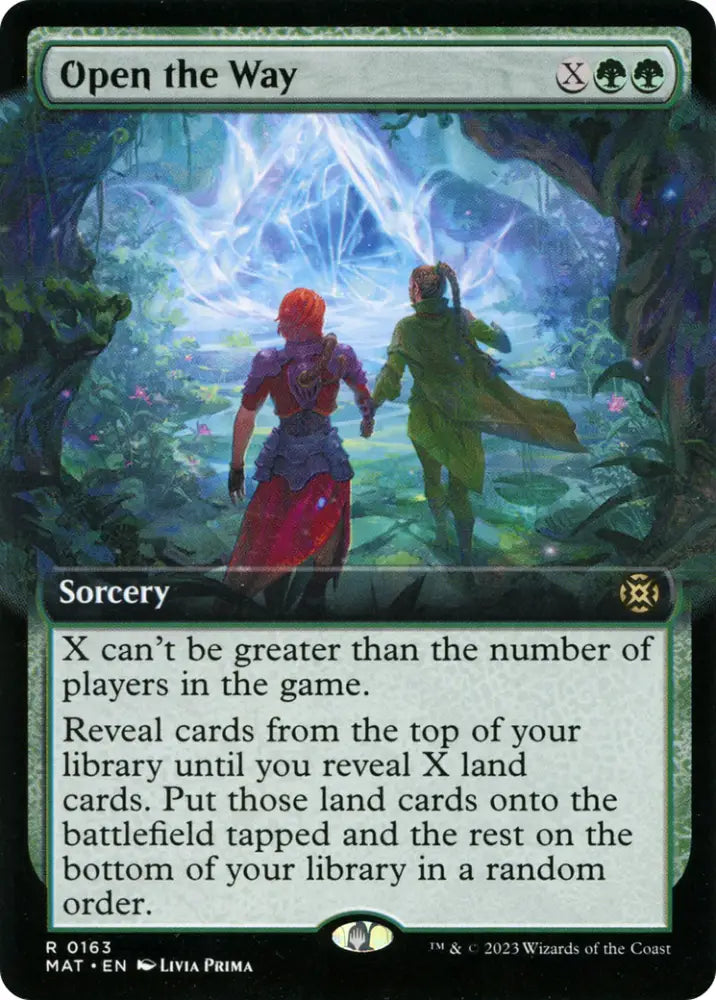 Open the Way (Extended Art) [March of the Machine: The Aftermath] - MTG Single