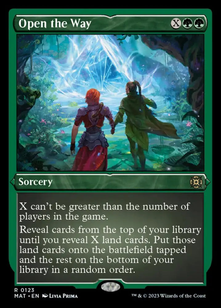 Open the Way (Foil Etched) [March of the Machine: The Aftermath] - MTG Single