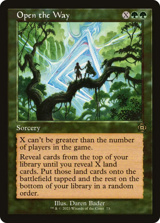 Open the Way (Retro) [March of the Machine: The Aftermath] - MTG Single