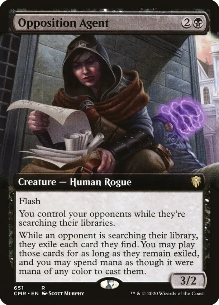 Opposition Agent (Extended Art) [Commander Legends] - MTG Single