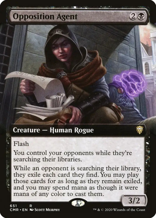 Opposition Agent (Extended Art) [Commander Legends] - MTG Single