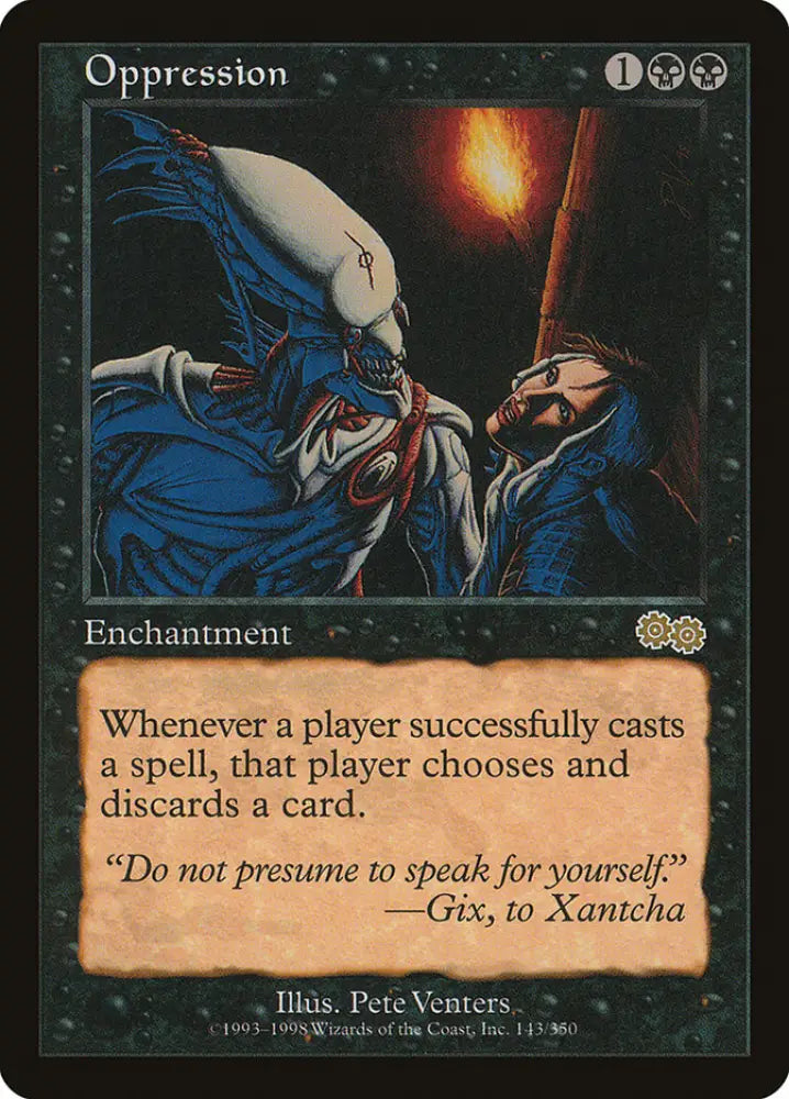 Oppression [Urza’s Saga] - MTG Single