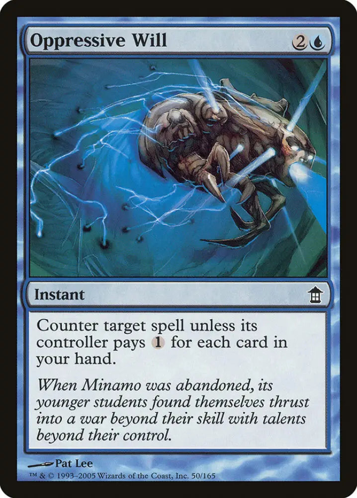 Oppressive Will [Saviors of Kamigawa] - MTG Single