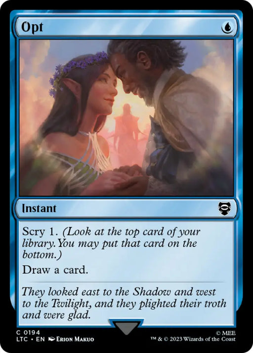 Opt [The Lord of the Rings: Tales of Middle-Earth Commander] - MTG Single