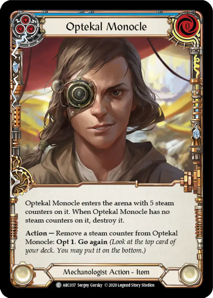 Optekal Monocle [Arcane Rising Unlimited] Unlimited Normal - Flesh And Blood Single