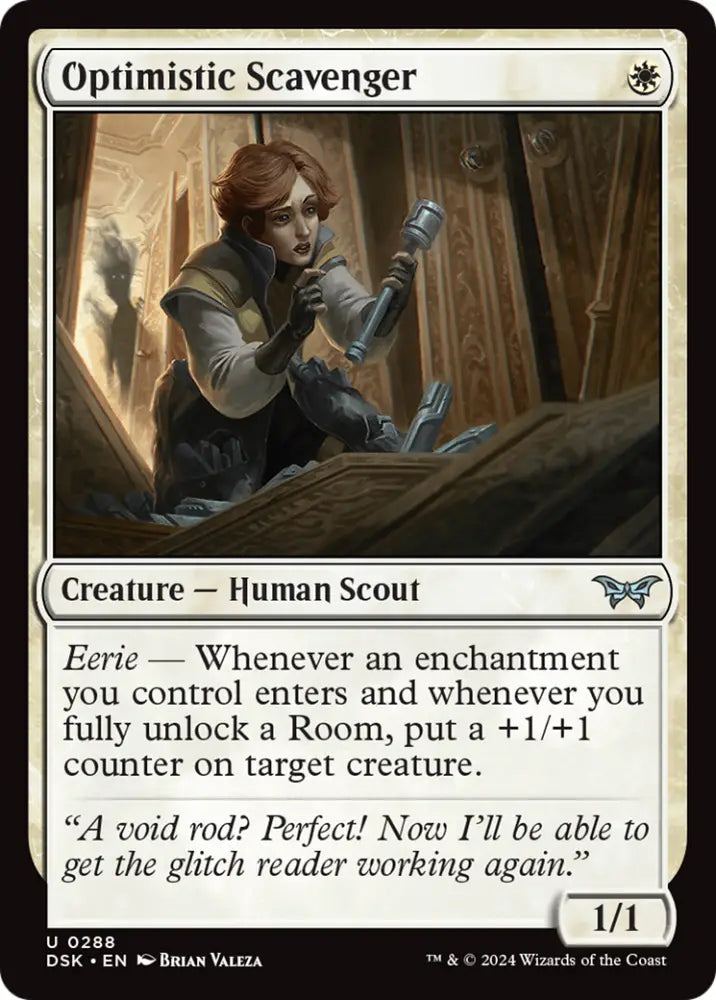 Optimistic Scavenger (0288) [Duskmourn: House of Horror] - MTG Single