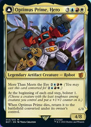 Optimus Prime Hero // Optimus Prime Autobot Leader [Transformers] - MTG Single