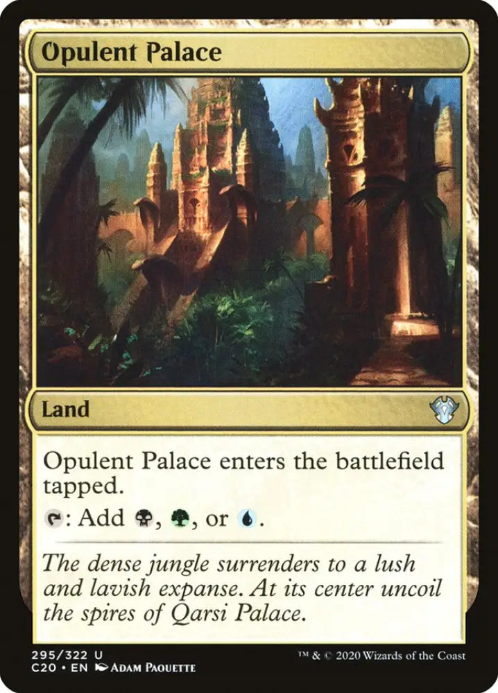 Opulent Palace [Commander 2020] - MTG Single