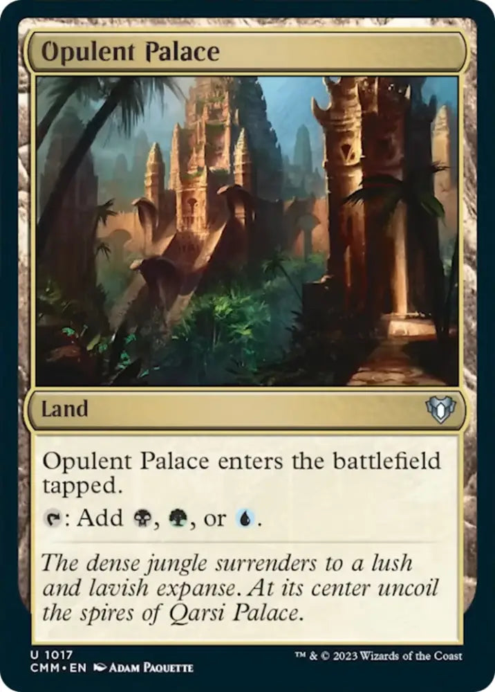 Opulent Palace [Commander Masters] - MTG Single
