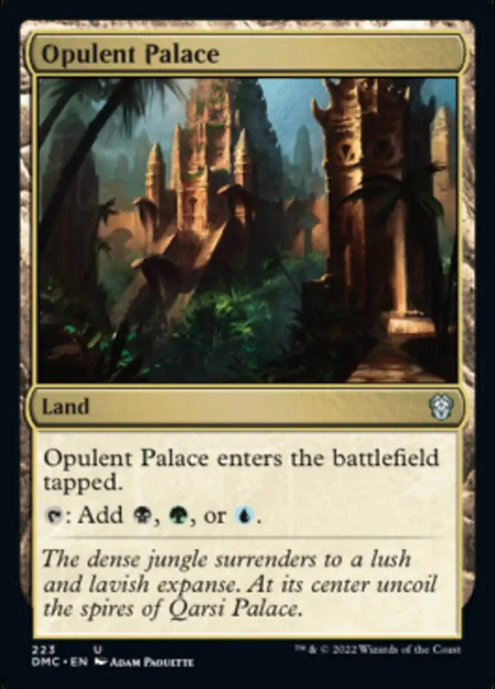 Opulent Palace [Dominaria United Commander] - MTG Single