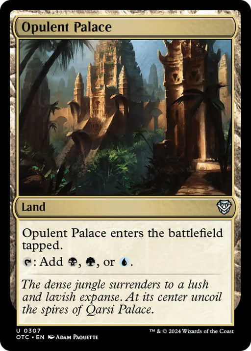 Opulent Palace [Outlaws of Thunder Junction Commander] - MTG Single