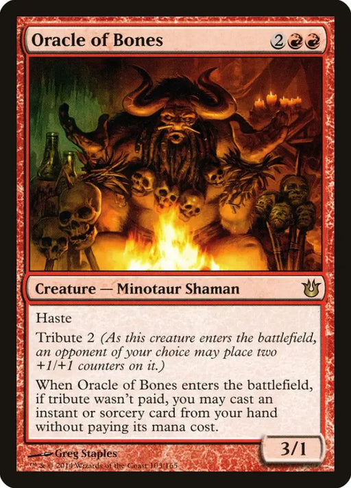 Oracle of Bones [Born of the Gods] - MTG Single