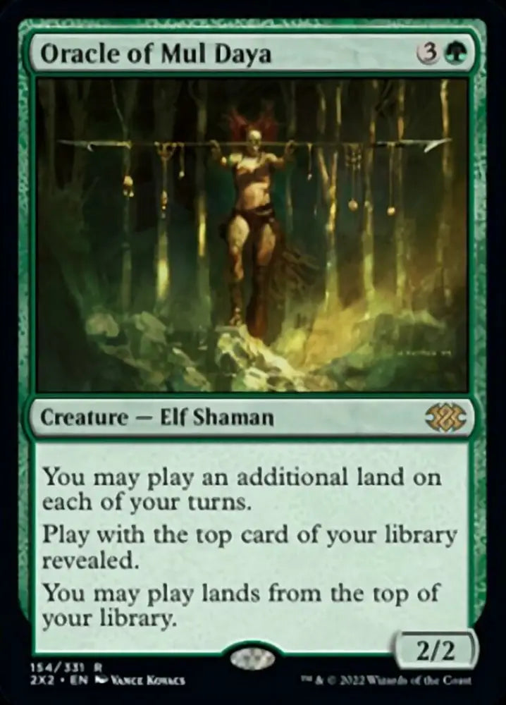 Oracle of Mul Daya [Double Masters 2022] - MTG Single