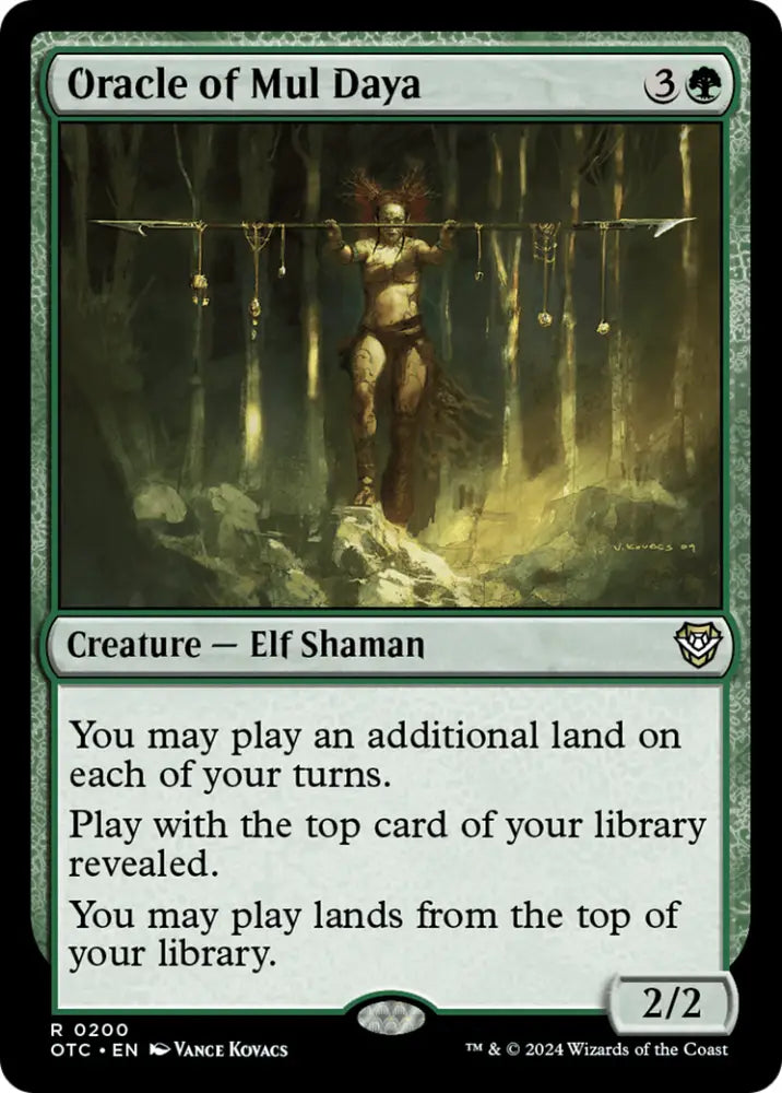 Oracle of Mul Daya [Outlaws of Thunder Junction Commander] - MTG Single
