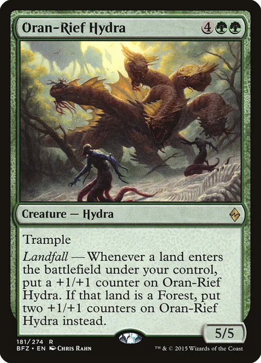 Oran-Rief Hydra [Battle for Zendikar] - MTG Single