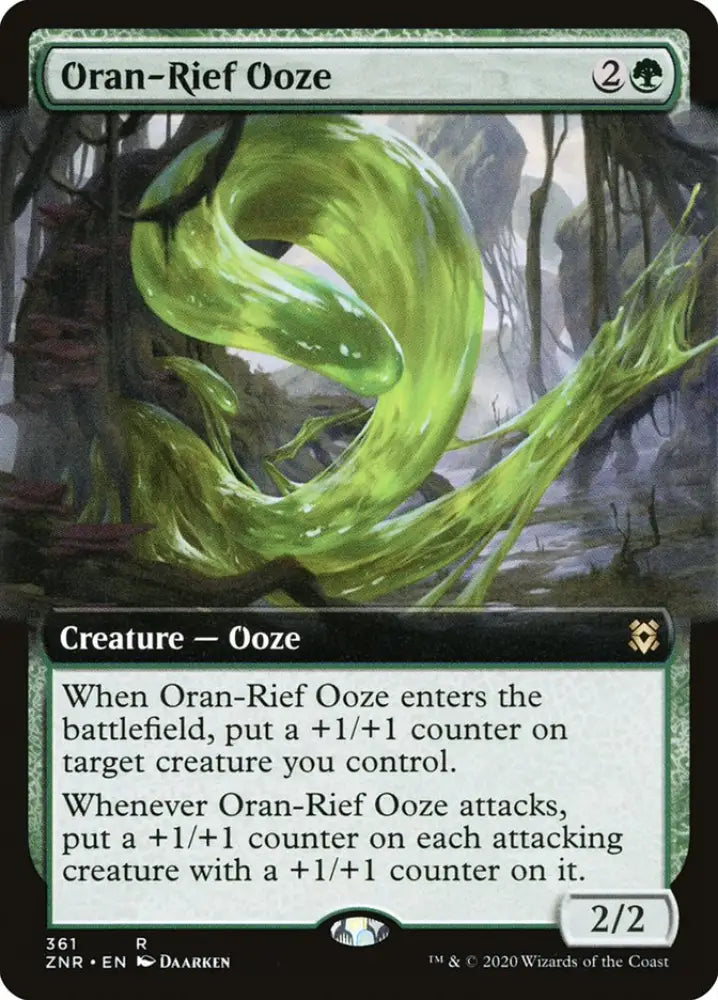 Oran-Rief Ooze (Extended Art) [Zendikar Rising] - MTG Single