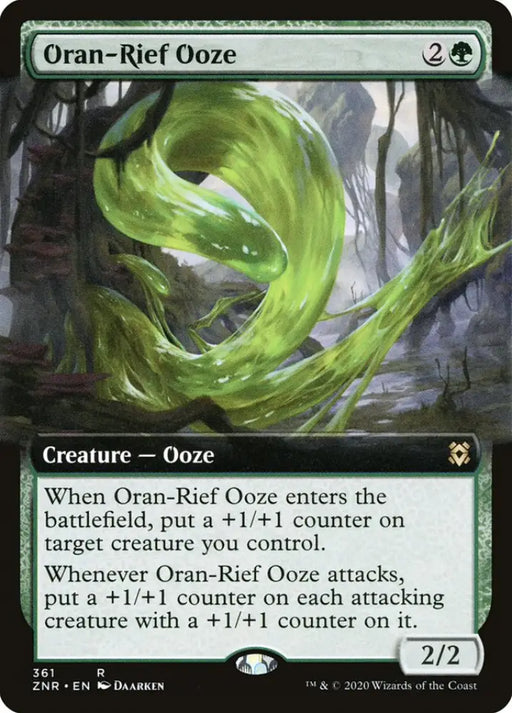 Oran-Rief Ooze (Extended Art) [Zendikar Rising] - MTG Single