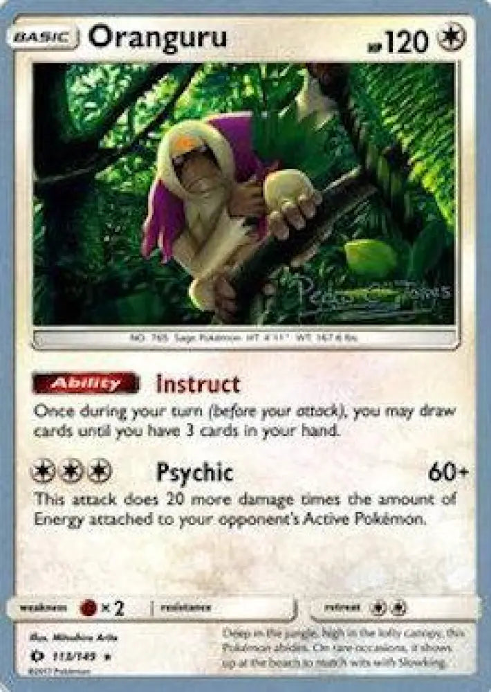 Oranguru (113/149) (Dragones y Sombras - Pedro Eugenio Torres) [World Championships 2018] - Pokemon Single