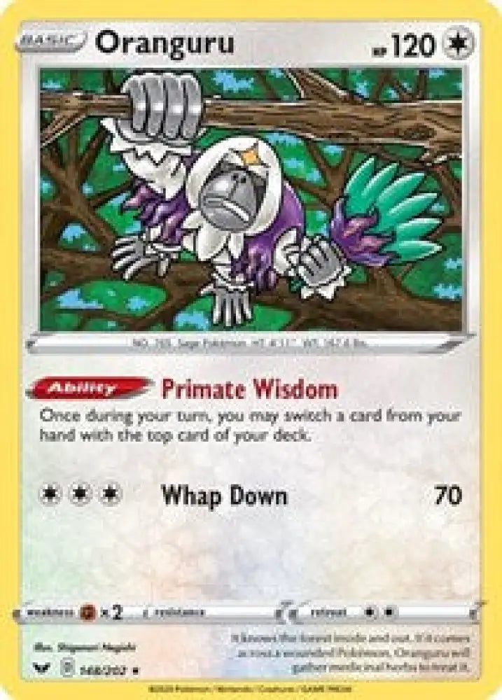 Oranguru (148/202) (Theme Deck Exclusive) [Sword & Shield: Base Set] - Pokemon Single