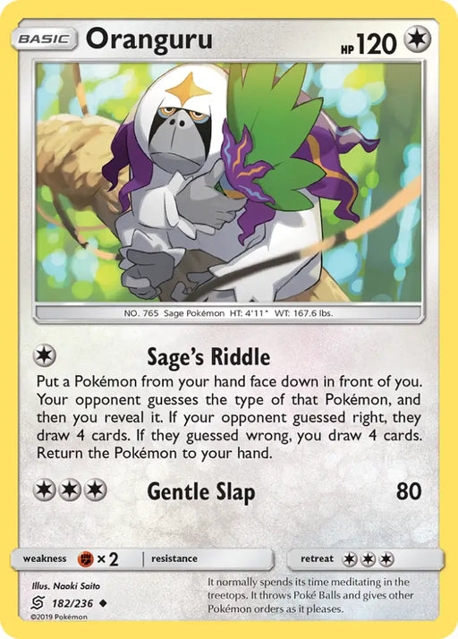 Oranguru (182/236) [Sun & Moon: Unified Minds] - Pokemon Single