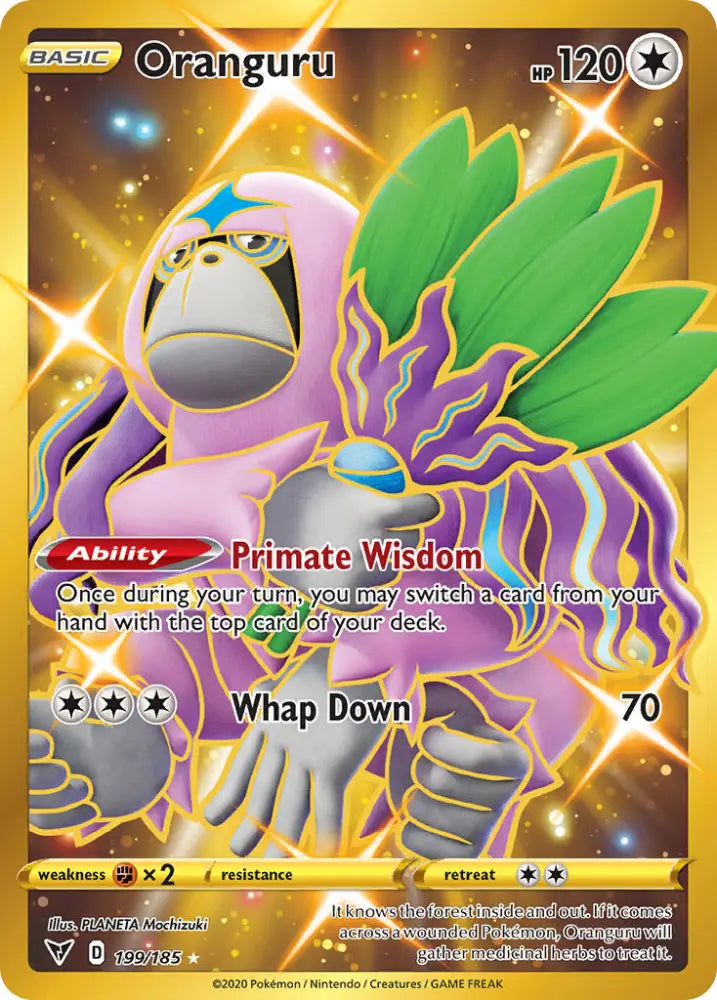 Oranguru (199/185) [Sword & Shield: Vivid Voltage] - Pokemon Single