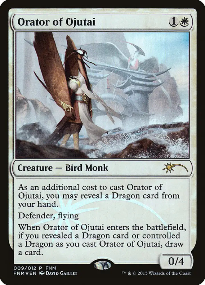 Orator of Ojutai [Friday Night Magic 2015] - MTG Single