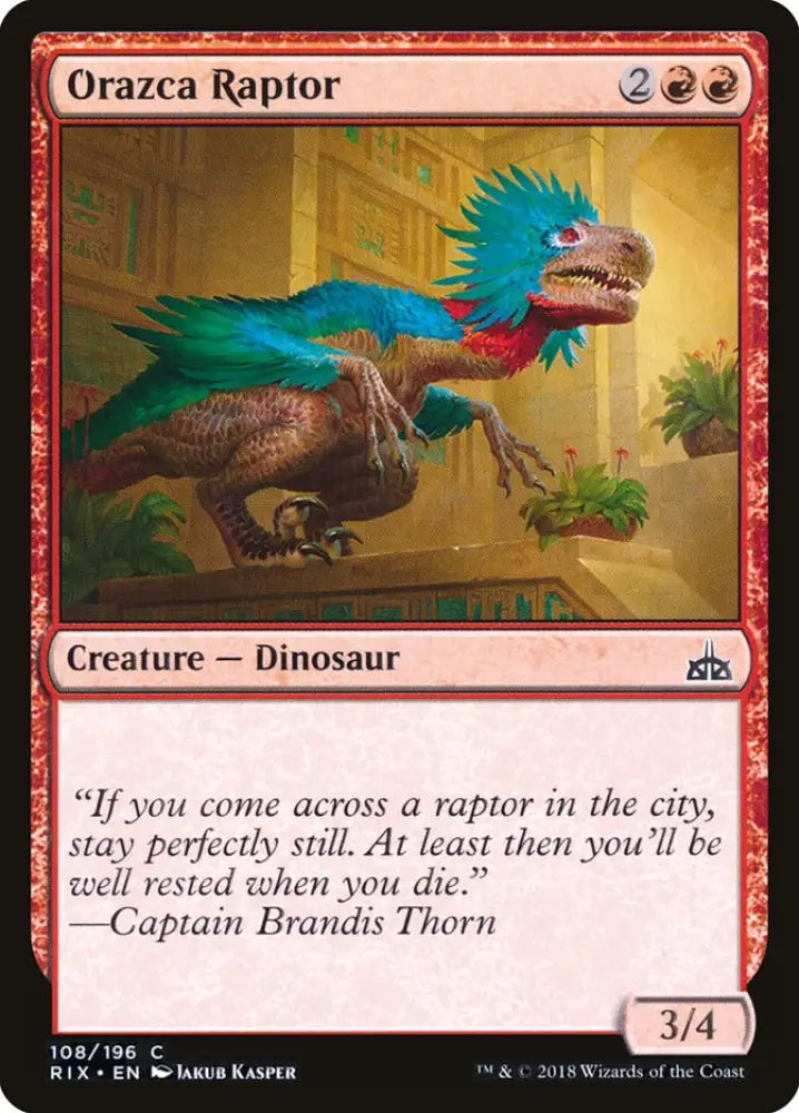 Orazca Raptor [Rivals of Ixalan] - MTG Single