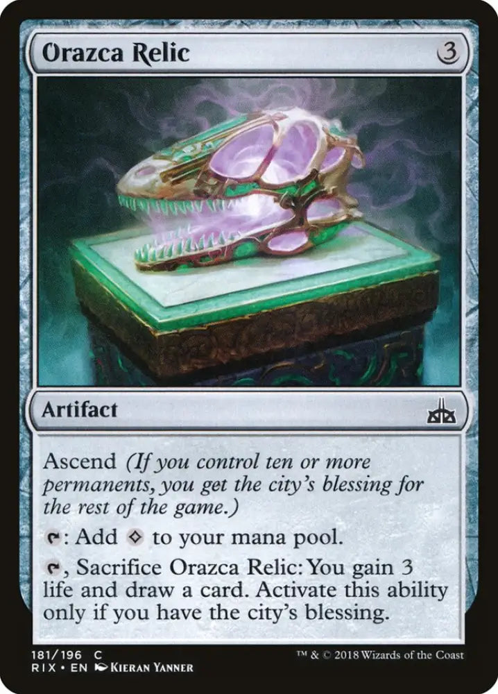 Orazca Relic [Rivals of Ixalan] - MTG Single