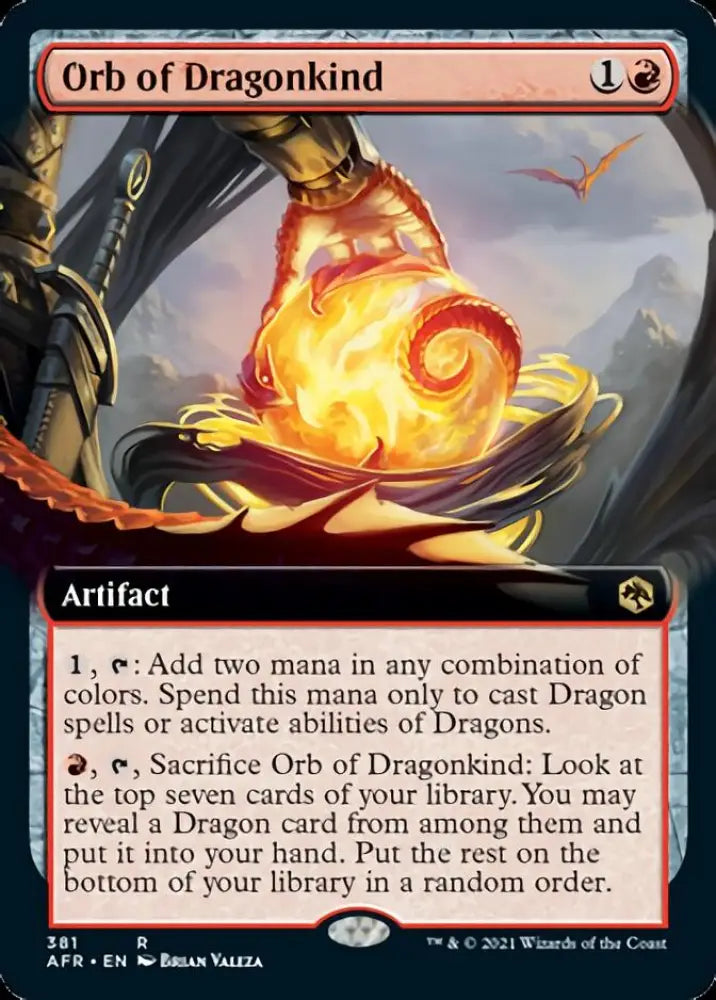 Orb of Dragonkind (Extended Art) [Dungeons & Dragons: Adventures in the Forgotten Realms] - MTG Single