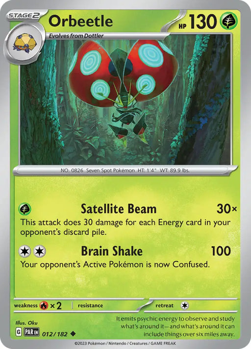 Orbeetle (012/182) [Scarlet & Violet: Paradox Rift] - Pokemon Single