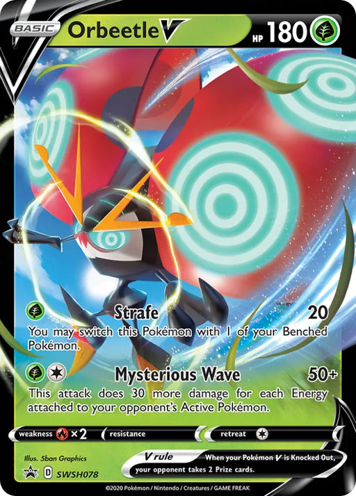 Orbeetle V (SWSH078) [Sword & Shield: Black Star Promos] - Pokemon Single