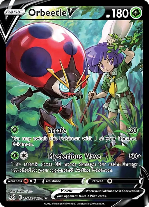 Orbeetle V (TG12/TG30) [Sword & Shield: Lost Origin] - Pokemon Single