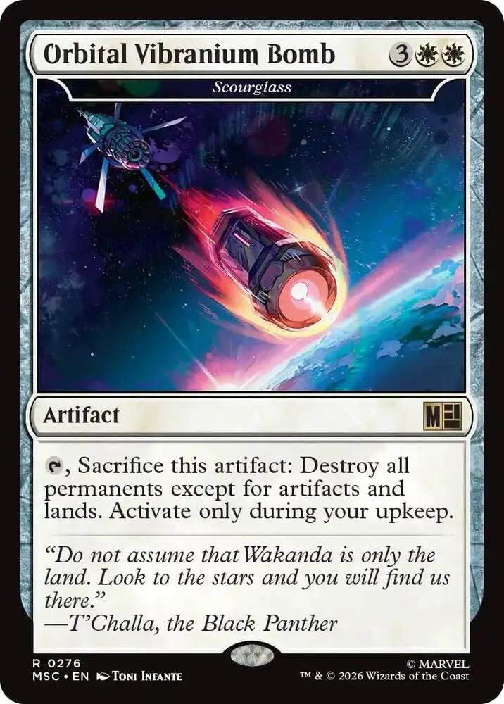 Orbital Vibranium Bomb - Scourglass (276) [Marvel Super Heroes Commander]