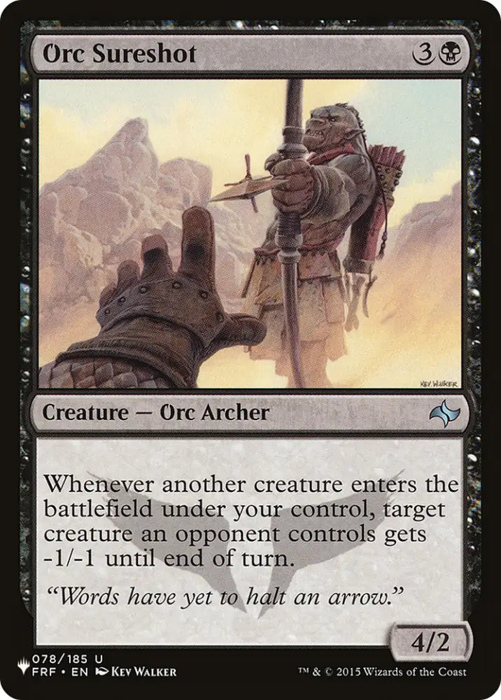 Orc Sureshot [The List] - MTG Single