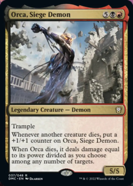 Orca Siege Demon [Dominaria United Commander] - MTG Single
