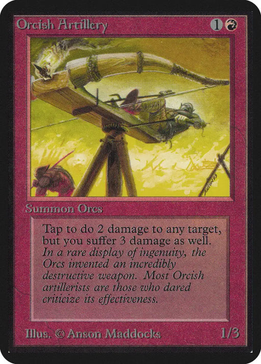 Orcish Artillery [Alpha Edition] - MTG Single