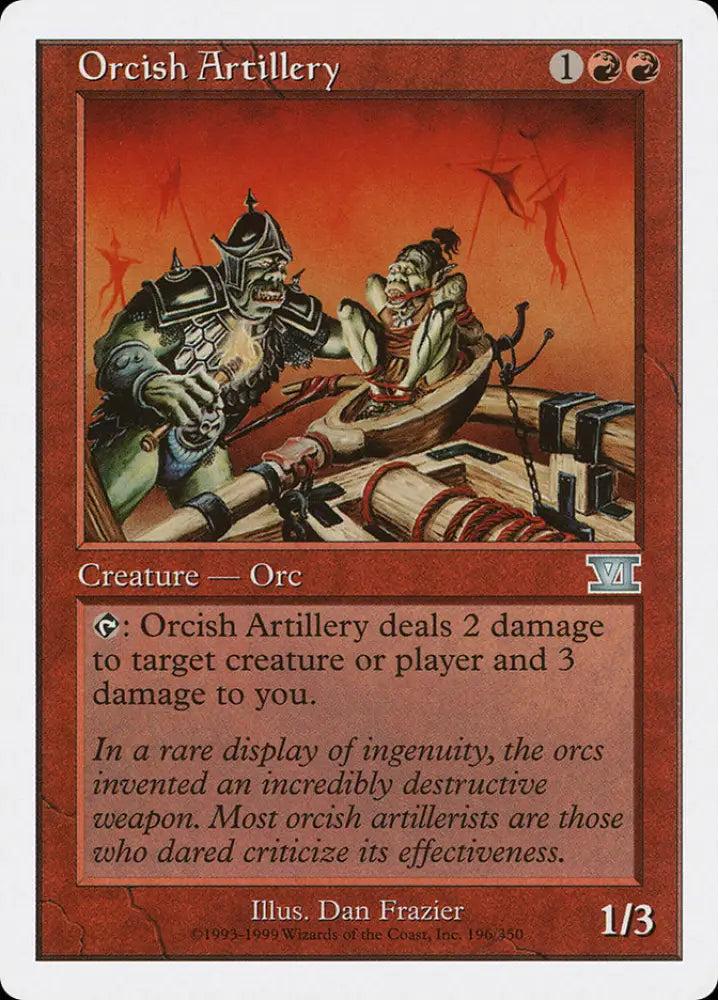 Orcish Artillery [Classic Sixth Edition] - MTG Single