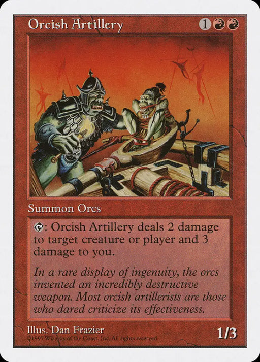 Orcish Artillery [Fifth Edition] - MTG Single