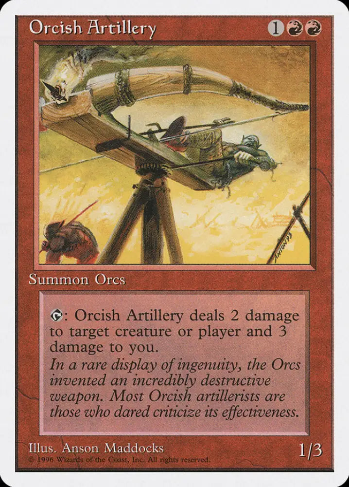Orcish Artillery [Introductory Two-Player Set] - MTG Single