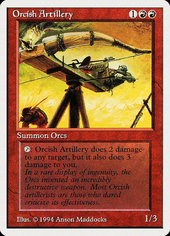 Orcish Artillery [Summer Magic / Edgar] - MTG Single