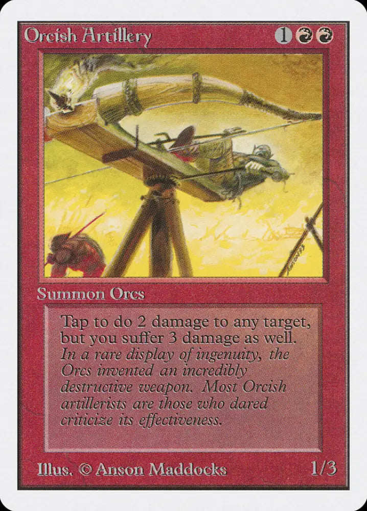 Orcish Artillery [Unlimited Edition] - MTG Single