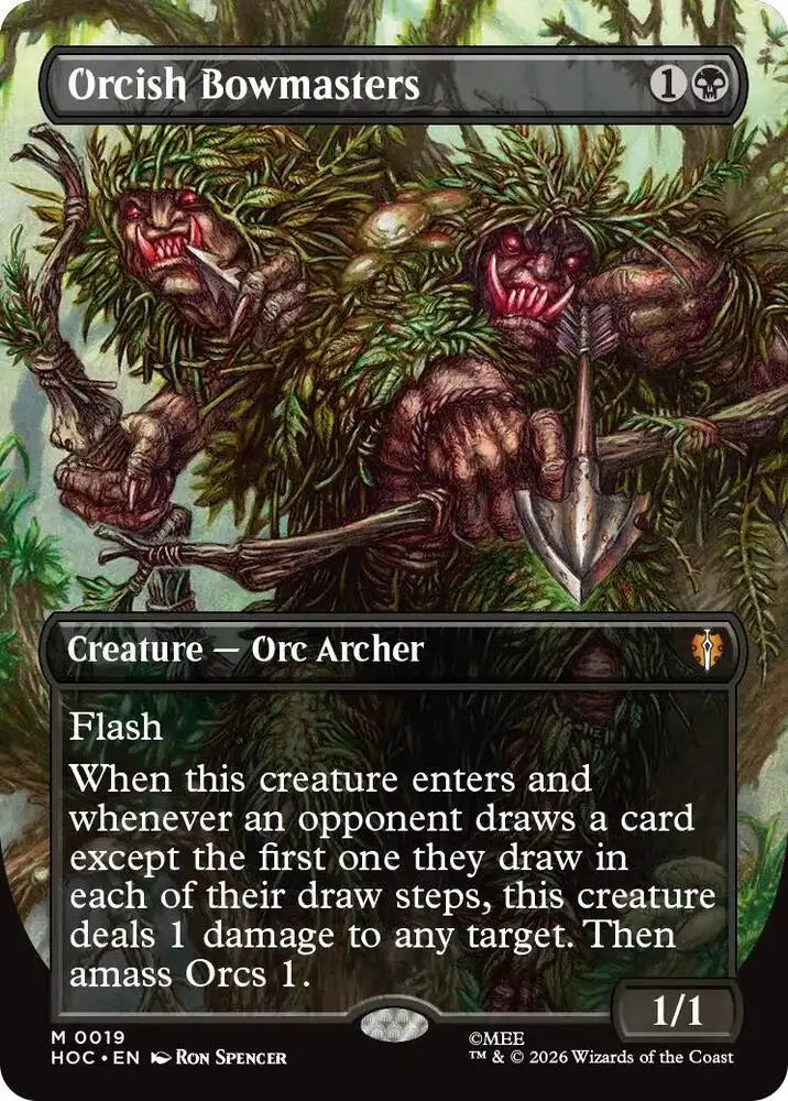 Orcish Bowmasters (Borderless) (19) [The Hobbit: Eternal-Legal]