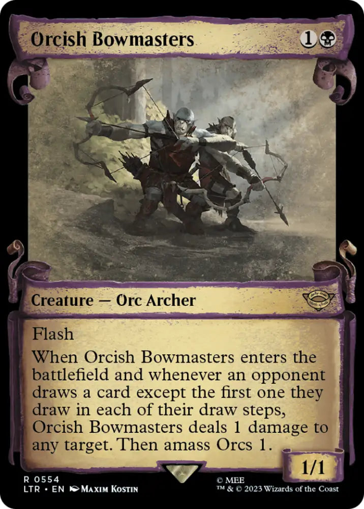 Orcish Bowmasters [The Lord of the Rings: Tales of Middle-Earth Showcase Scrolls] - MTG Single